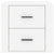 Bedside Cabinet High Gloss White 50x39x47 cm