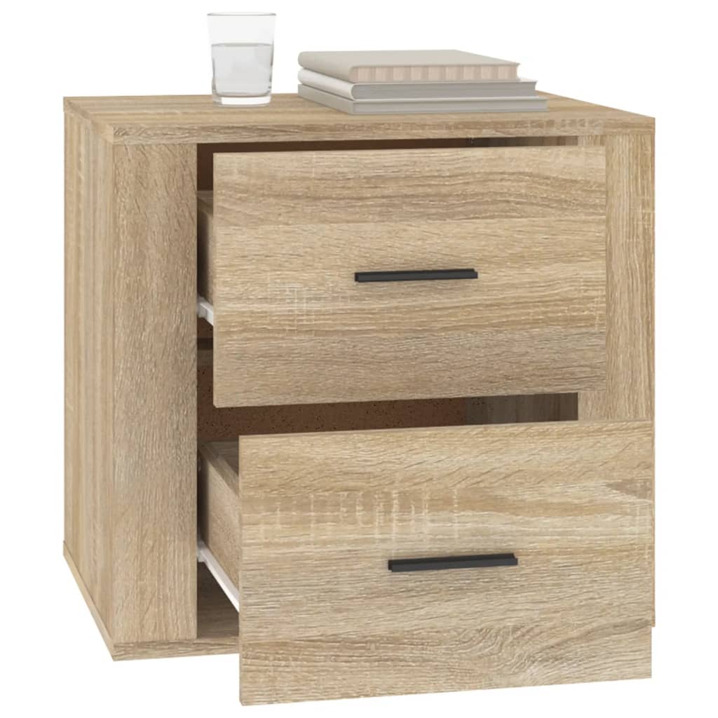 Bedside Cabinet Sonoma Oak 50x39x47 cm