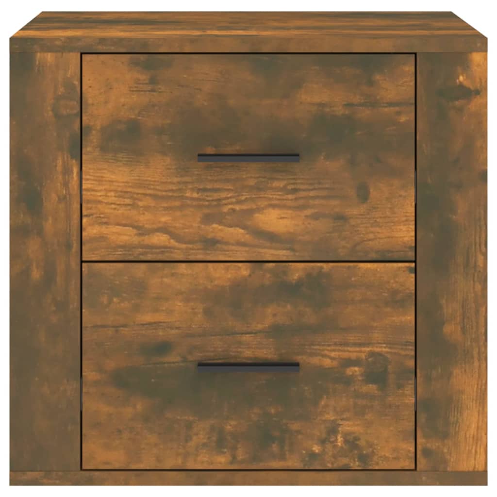 Bedside Cabinet Smoked Oak 50x39x47 cm