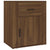 Bedside Cabinet Brown Oak 50x36x60 cm Engineered Wood