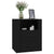 Bedside Cabinet Black 50x36x60 cm Engineered Wood