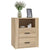 Bedside Cabinet Sonoma Oak 50x36x60 cm Engineered Wood