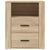 Bedside Cabinet Sonoma Oak 50x36x60 cm Engineered Wood