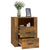 Bedside Cabinet Smoked Oak 50x36x60 cm Engineered Wood