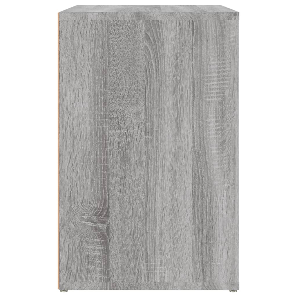 Shoe Cabinet Grey Sonoma 130x35x54 cm Engineered Wood