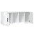 TV Cabinet High Gloss White 100x35x40 cm Engineered Wood