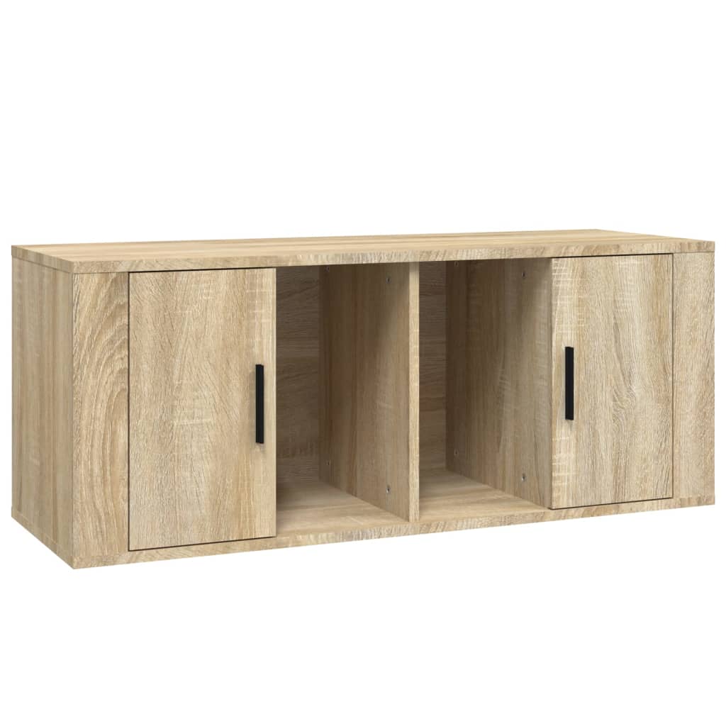 TV Cabinet Sonoma Oak 100x35x40 cm Engineered Wood