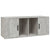 TV Cabinet Concrete Grey 100x35x40 cm Engineered Wood