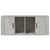 TV Cabinet Concrete Grey 100x35x40 cm Engineered Wood