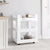 Kitchen Trolley High Gloss White 60x45x80 cm Engineered Wood