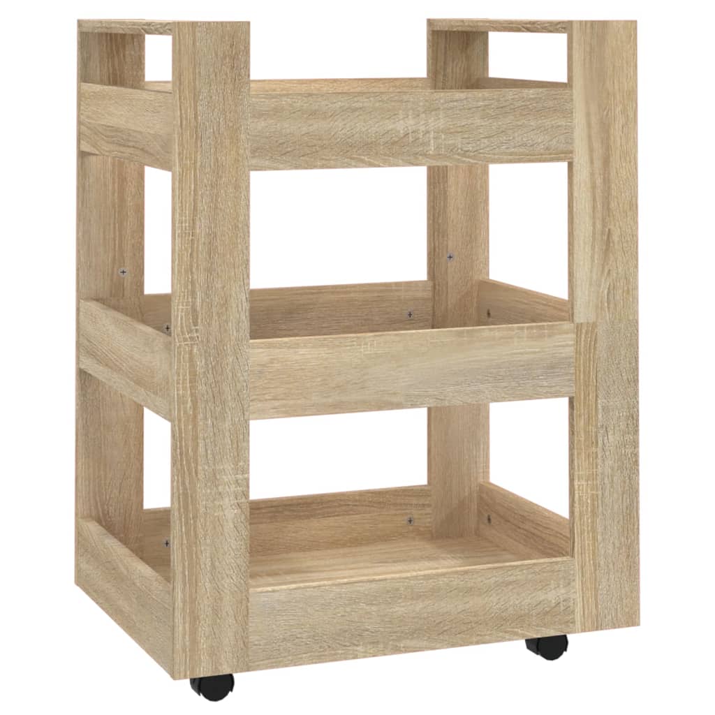 Kitchen Trolley Sonoma Oak 60x45x80 cm Engineered Wood