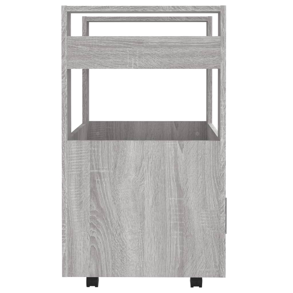 Kitchen Trolley Grey Sonoma 60x45x80 cm Engineered Wood