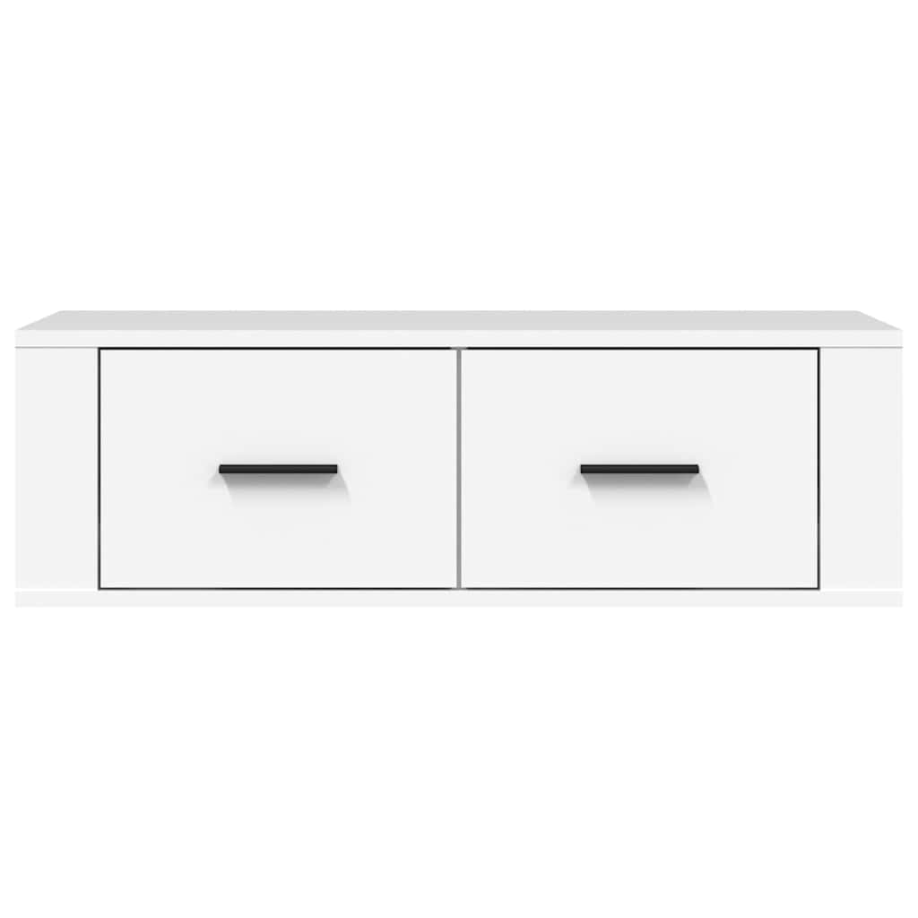 Hanging TV Cabinet White 80x36x25 cm Engineered Wood