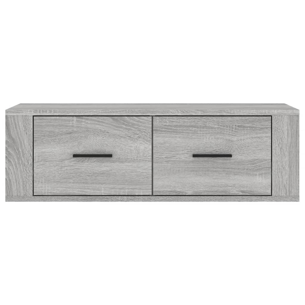 Hanging TV Cabinet Grey Sonoma 80x36x25 cm Engineered Wood