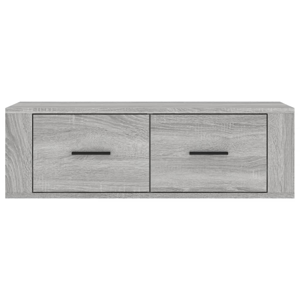 Hanging TV Cabinet Grey Sonoma 80x36x25 cm Engineered Wood