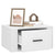 Wall-mounted Bedside Cabinet White 50x36x25 cm