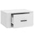 Wall-mounted Bedside Cabinets 2 pcs White 50x36x25 cm