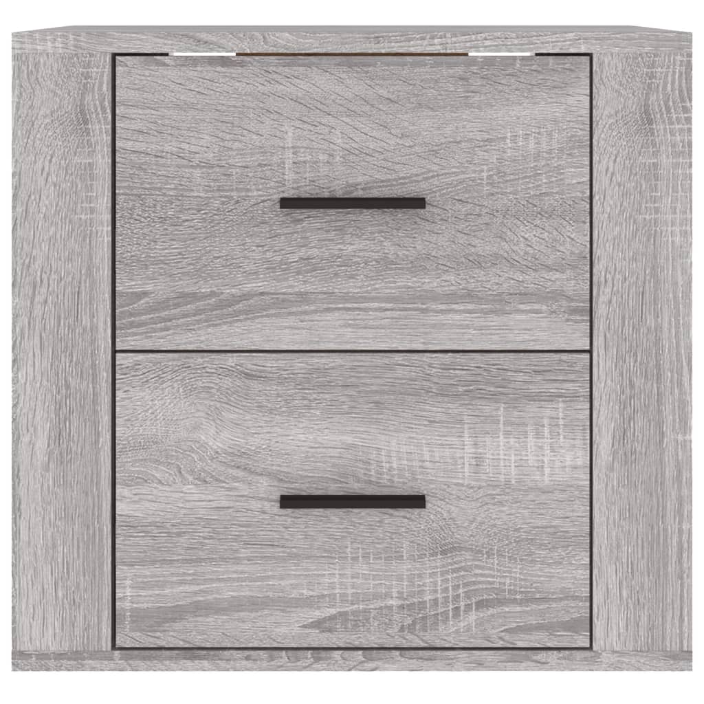 Wall-mounted Bedside Cabinet Grey Sonoma 50x36x47 cm