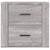 Wall-mounted Bedside Cabinet Grey Sonoma 50x36x47 cm