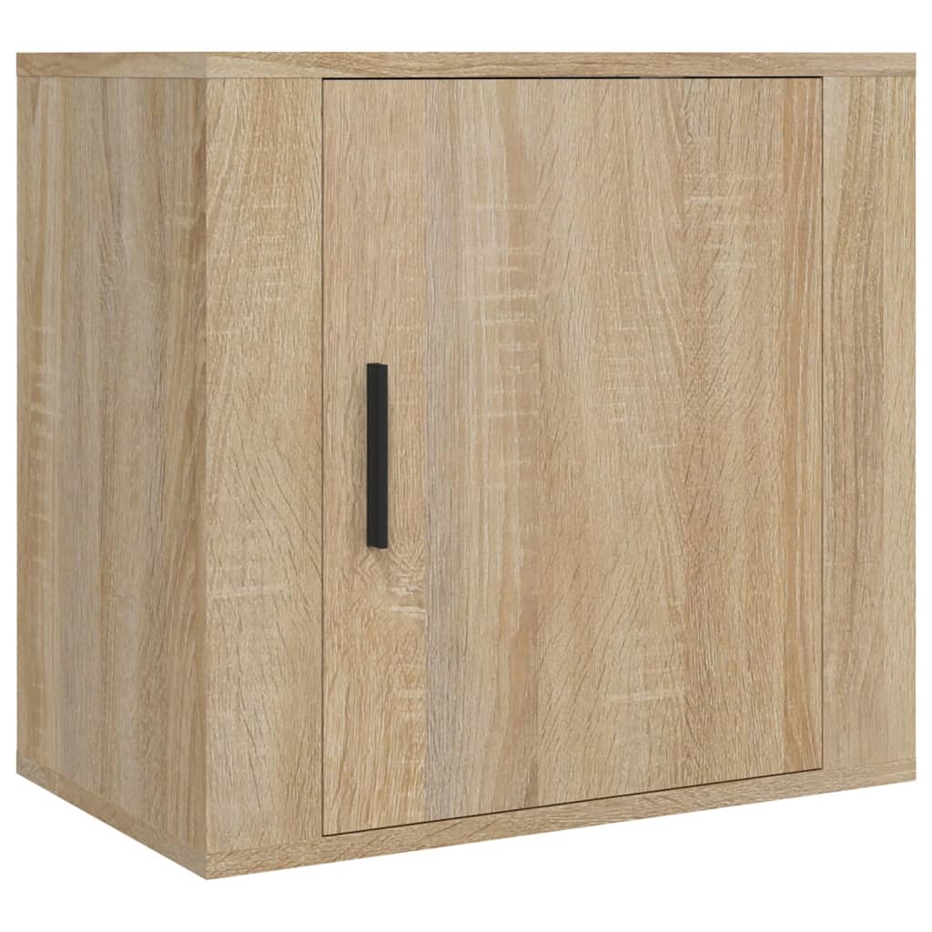 Wall-mounted Bedside Cabinets 2 pcs Sonoma Oak 50x30x47 cm