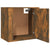 Wall-mounted Bedside Cabinets 2 pcs Smoked Oak 50x30x47 cm