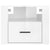 Wall-mounted Bedside Cabinets 2 pcs High Gloss White 50x36x40cm