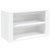 Shoe Rack White 75x35x45 cm Engineered Wood