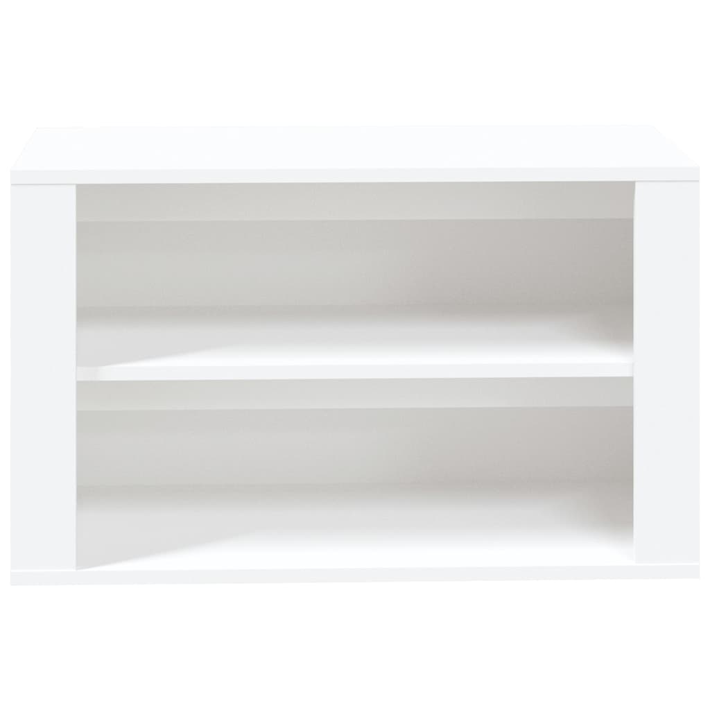 Shoe Rack White 75x35x45 cm Engineered Wood