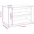 Shoe Rack High Gloss White 75x35x45 cm Engineered Wood