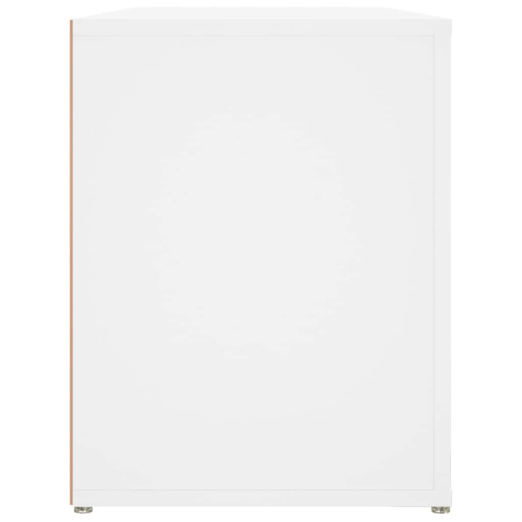 Shoe Rack White 100x35x45 cm Engineered Wood