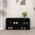 Shoe Rack Black 100x35x45 cm Engineered Wood