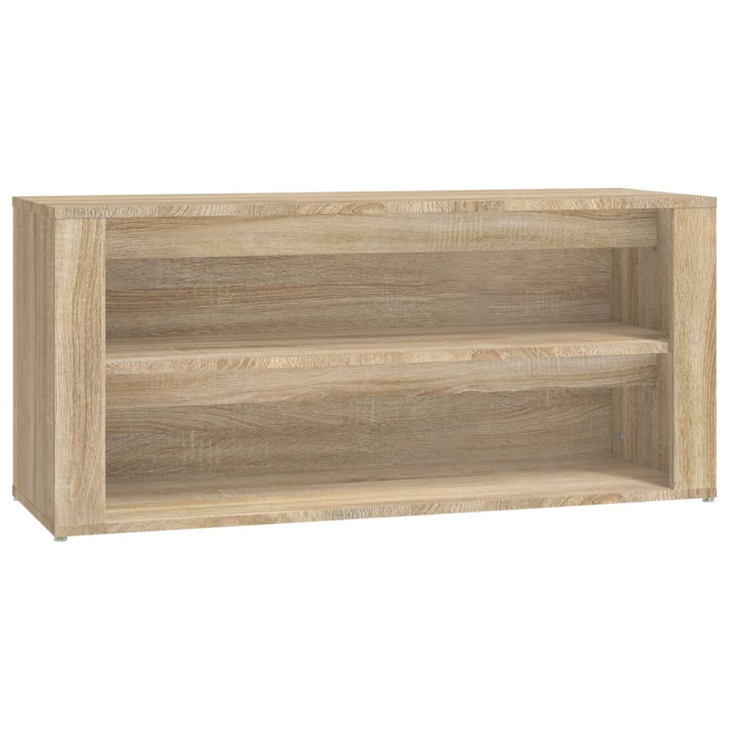 Shoe Rack Sonoma Oak 100x35x45 cm Engineered Wood