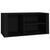 Shoe Cabinet Black 100x35x45 cm Engineered Wood