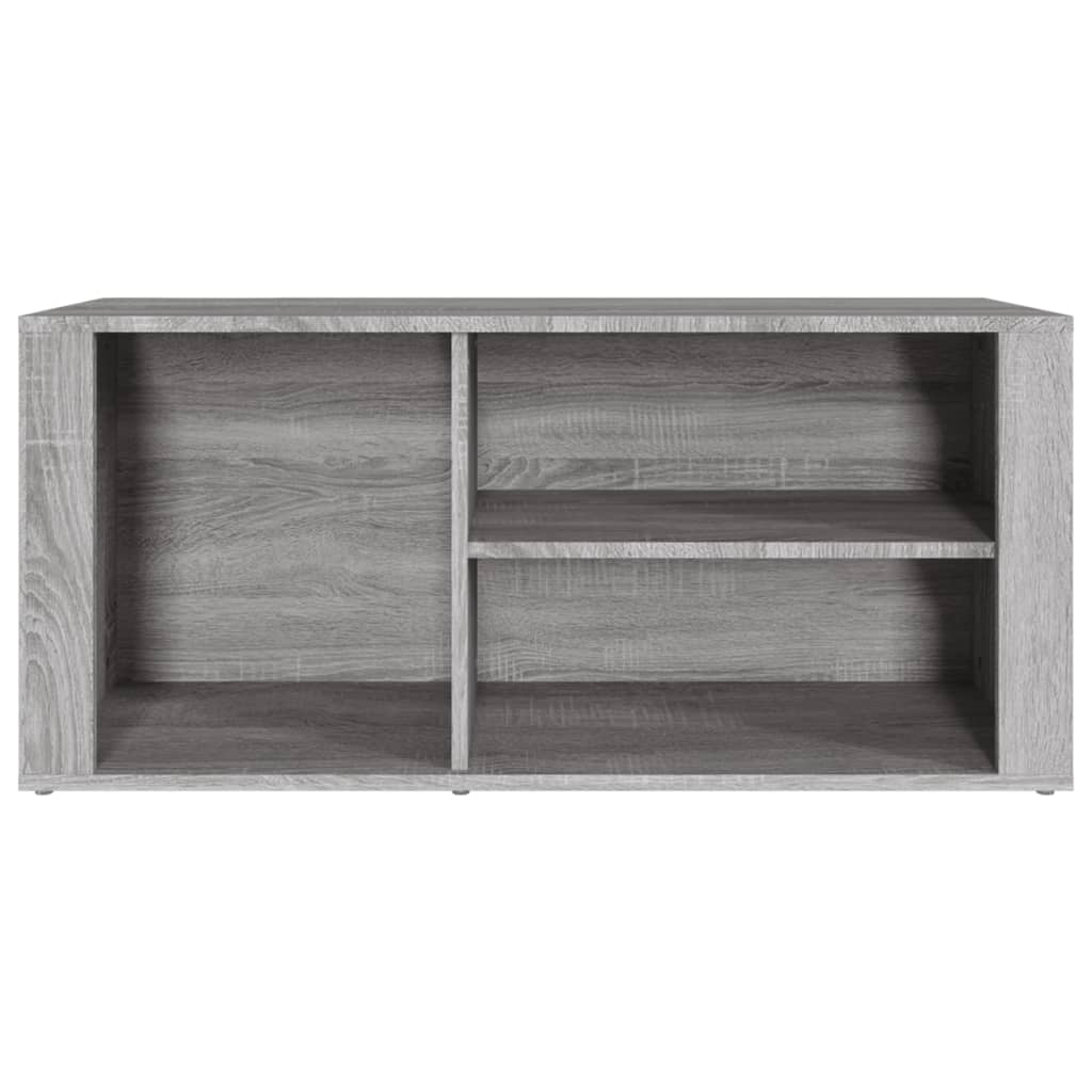 Shoe Cabinet Grey Sonoma 100x35x45 cm Engineered Wood