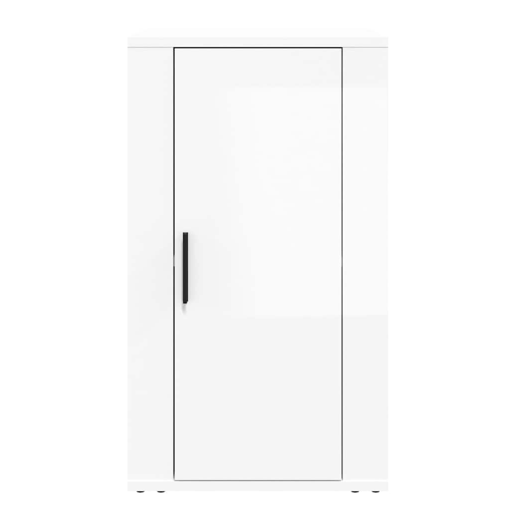 Sideboard High Gloss White 40x33x70 cm Engineered Wood
