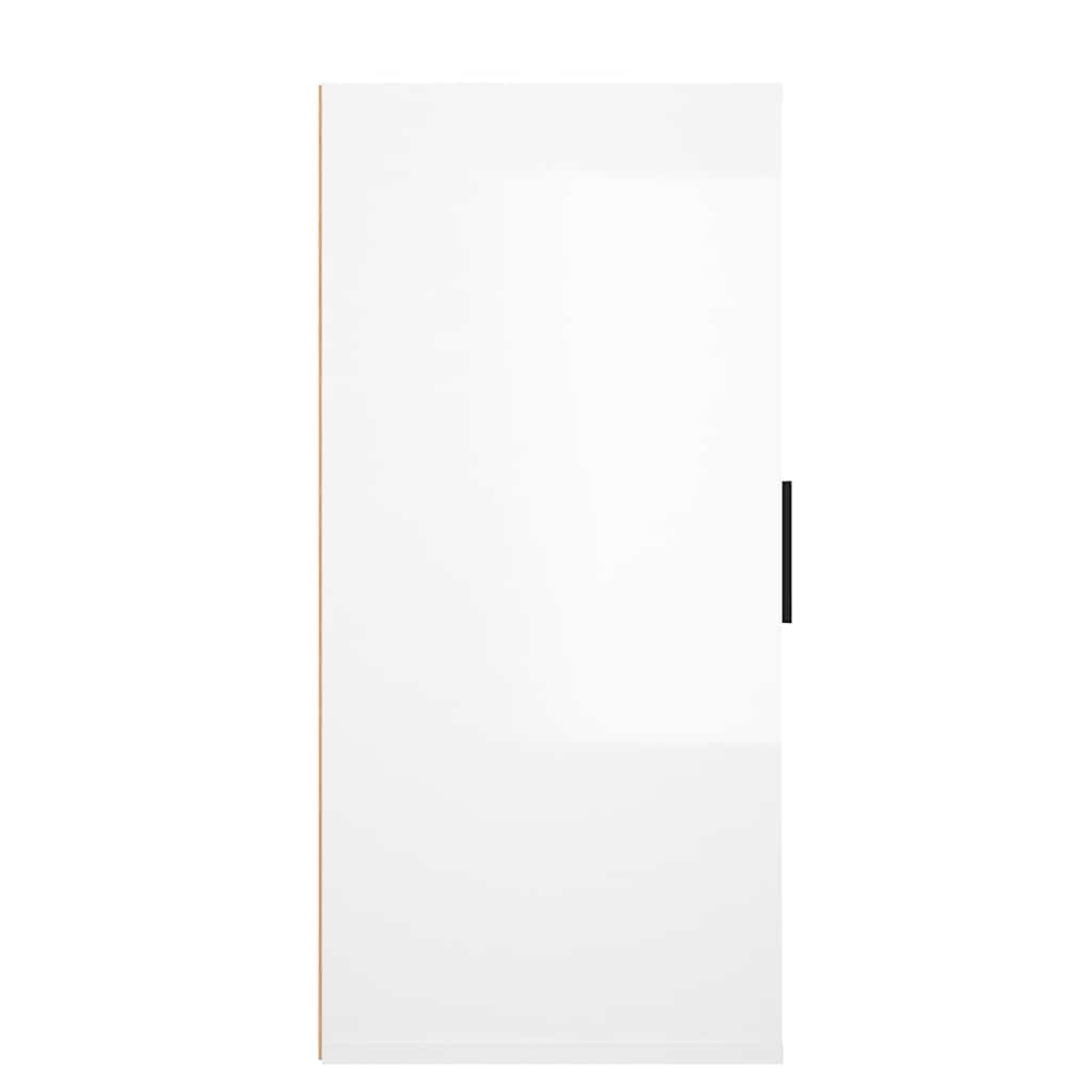 Sideboard High Gloss White 40x33x70 cm Engineered Wood