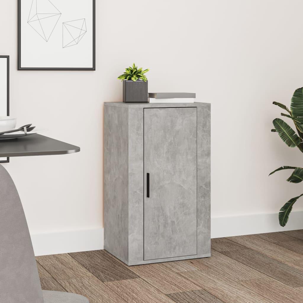 Sideboard Concrete Grey 40x33x70 cm Engineered Wood