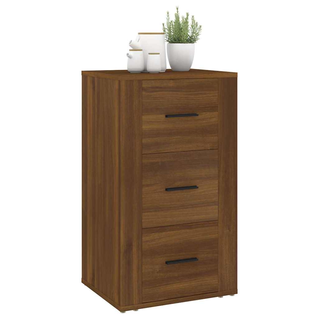 Sideboard Brown Oak 40x33x70 cm Engineered Wood