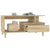 Coffee Table Sonoma Oak 90x49x45 cm Engineered Wood