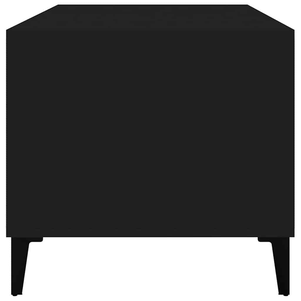 Coffee Table Black 90x49x45 cm Engineered Wood