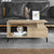 Coffee Table  Sonoma Oak 90x49x45 cm Engineered Wood