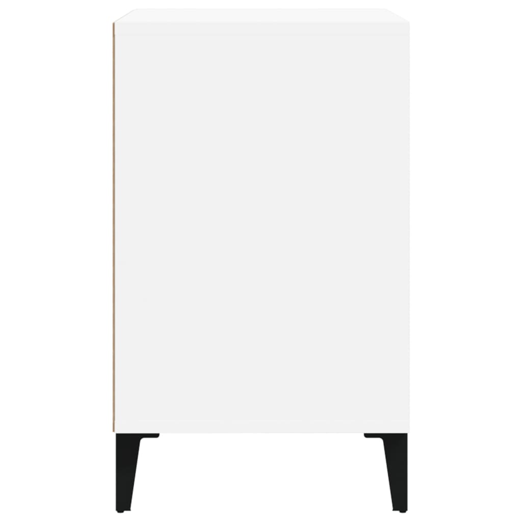 Shoe Cabinet High Gloss White 102x36x60 cm Engineered Wood