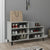 Shoe Cabinet Concrete Grey 102x36x60 cm Engineered Wood