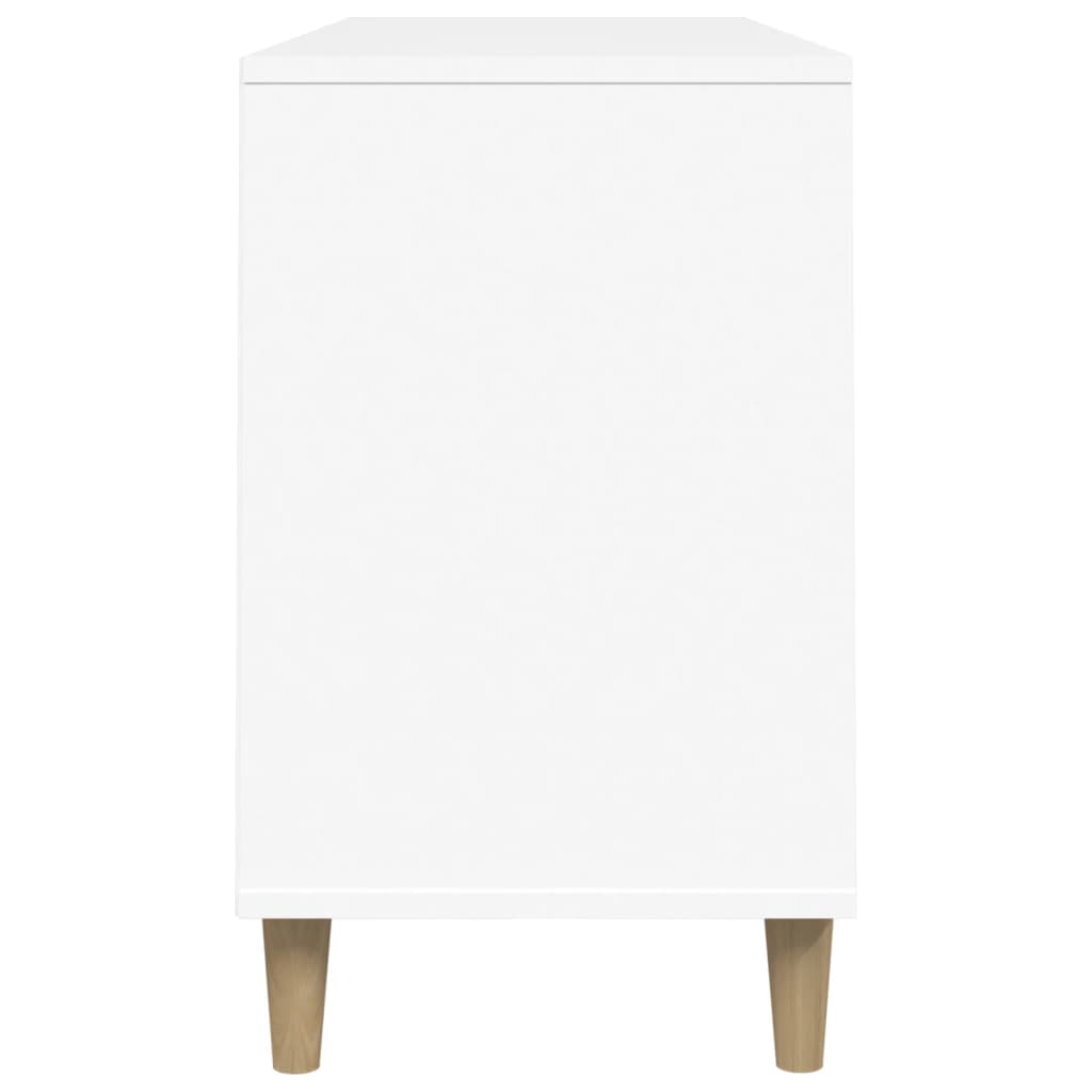 Shoe Cabinet White 102x36x60 cm Engineered Wood