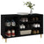 Shoe Cabinet Black 102x36x60 cm Engineered Wood