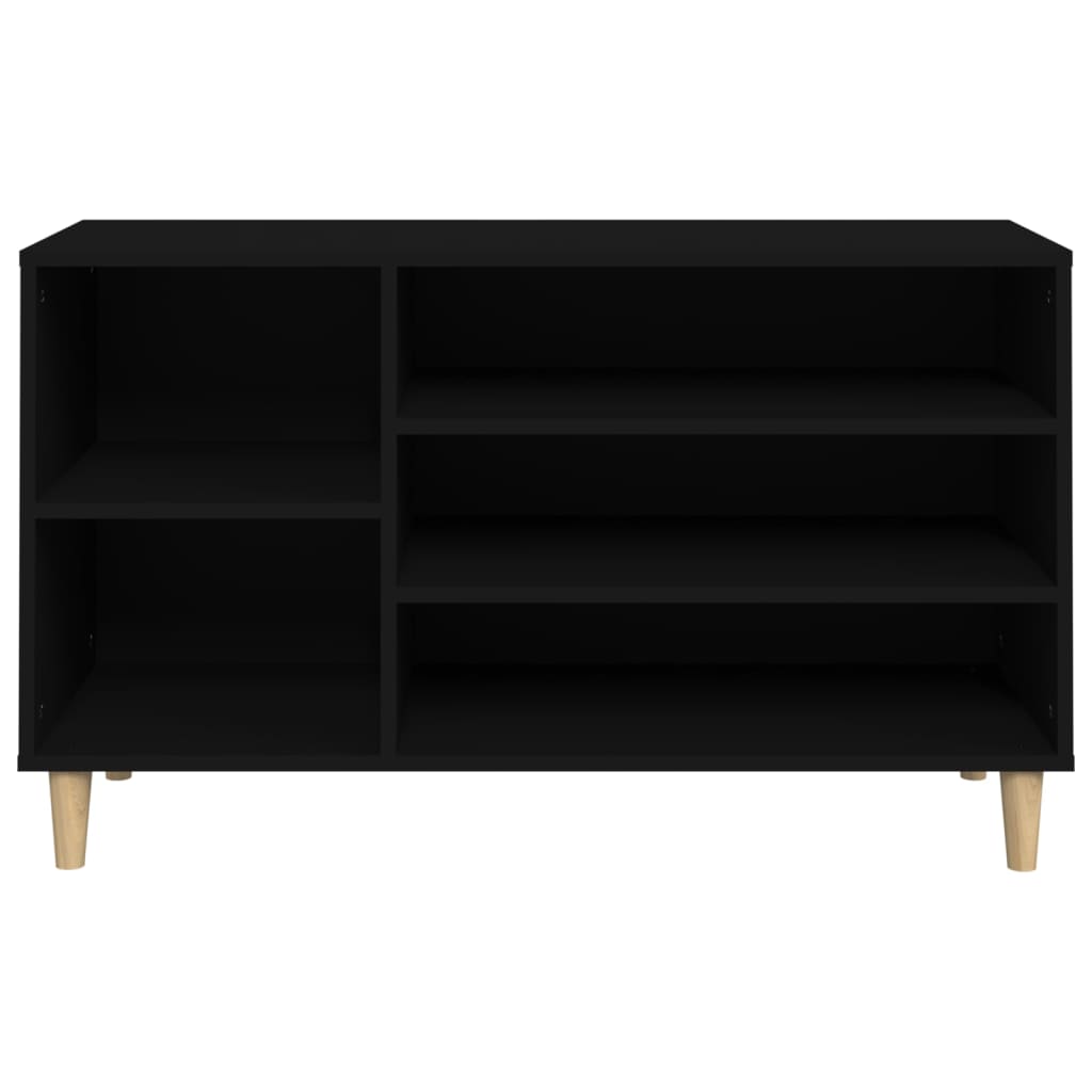 Shoe Cabinet Black 102x36x60 cm Engineered Wood