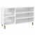 Shoe Cabinet High Gloss White 102x36x60 cm Engineered Wood