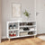 Shoe Cabinet High Gloss White 102x36x60 cm Engineered Wood