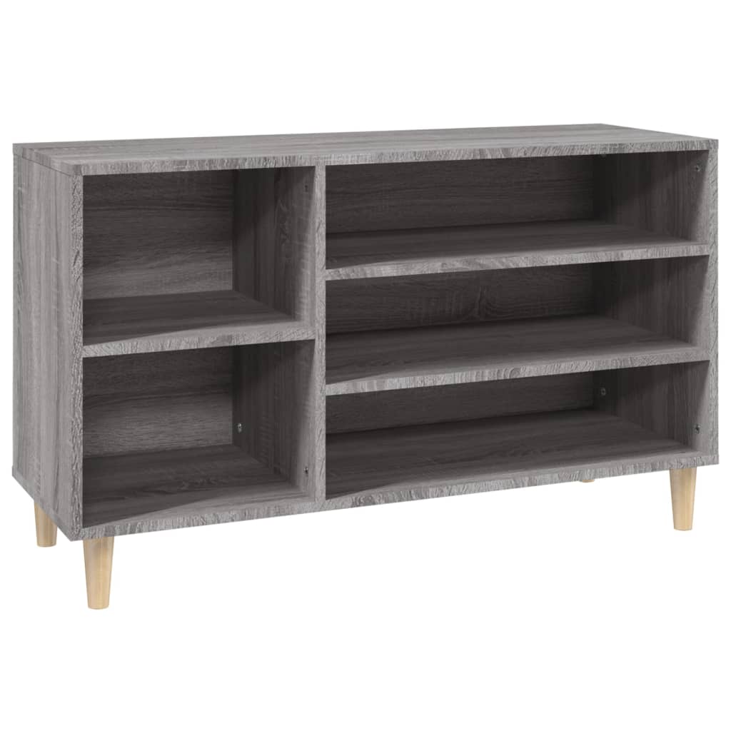 Shoe Cabinet Grey Sonoma 102x36x60 cm Engineered Wood