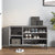 Shoe Cabinet Grey Sonoma 102x36x60 cm Engineered Wood